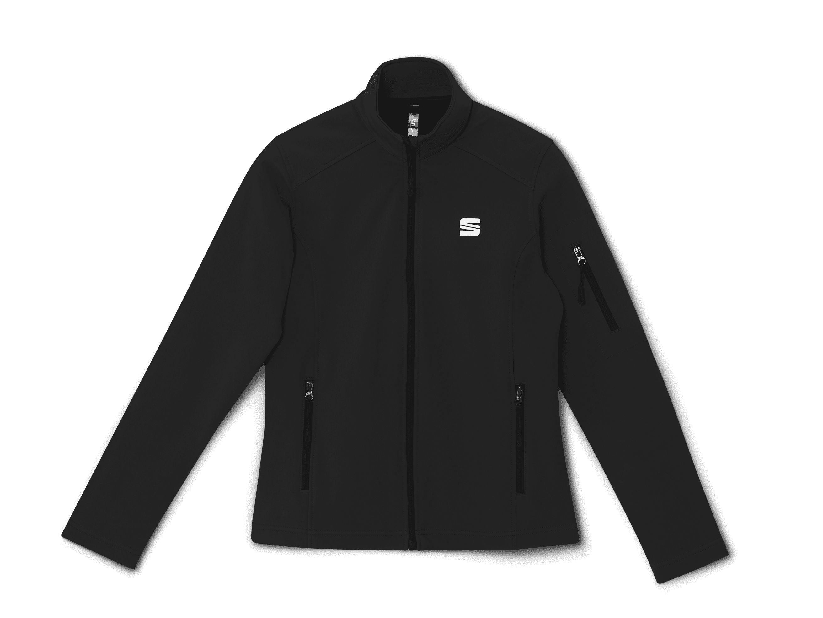 Softshell damski czarny